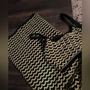 Zara knit crop top and midi skirt